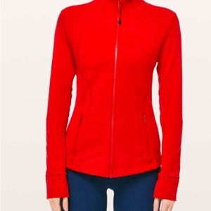 LULULEMON DARK RED Luon define jacket. Size 2. Worn three times only! Great con.